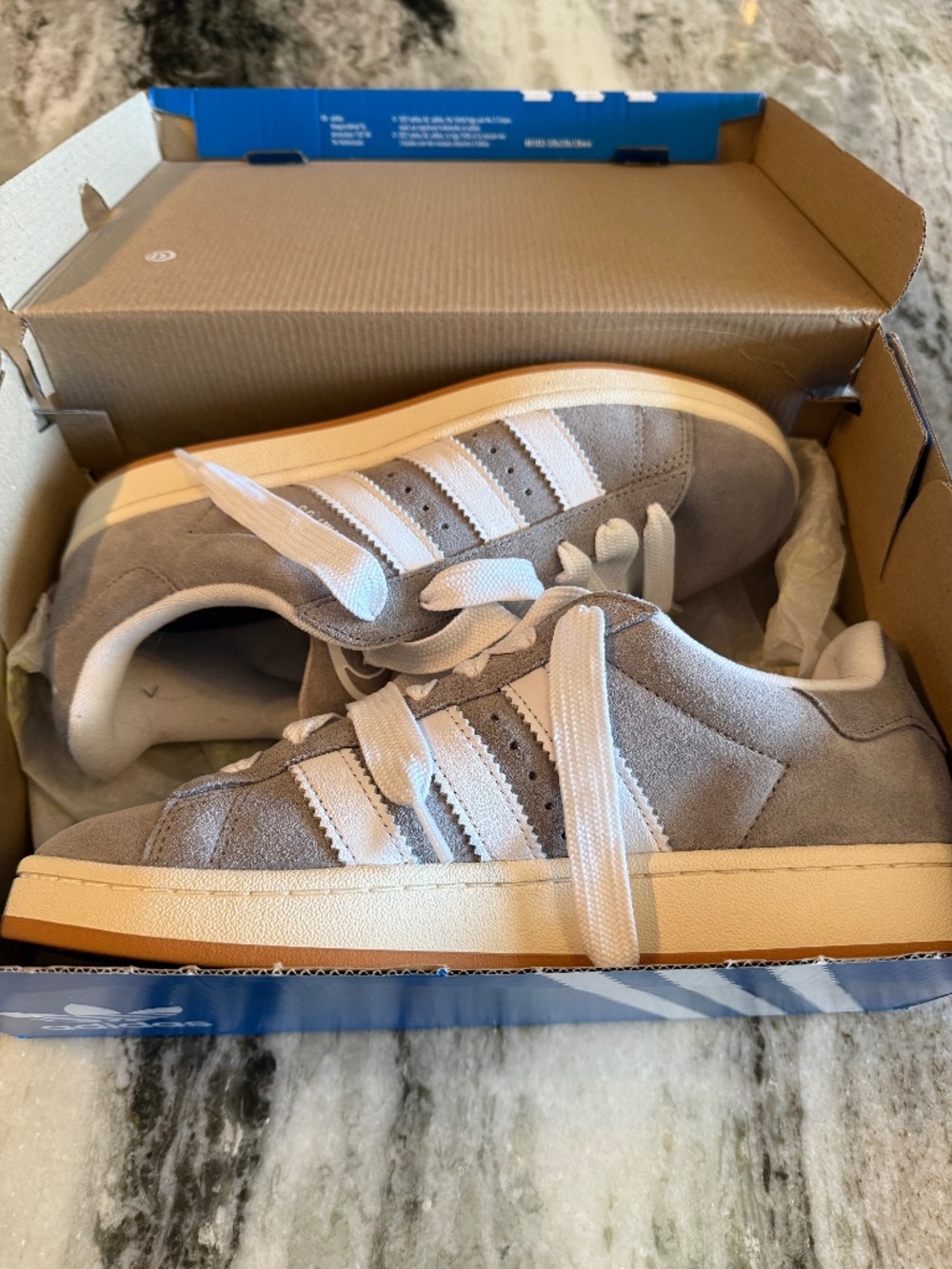 Adidas Campus 00s Shoes Men's 9.5 Grey and White